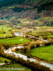 Zig-zagging River Conwy, Snowdonia