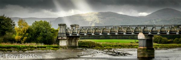Sunburst over River Conwy, Snowdonia