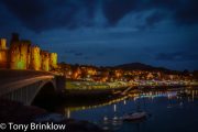 Conwy Castle's Golden Glow, Snowdonia